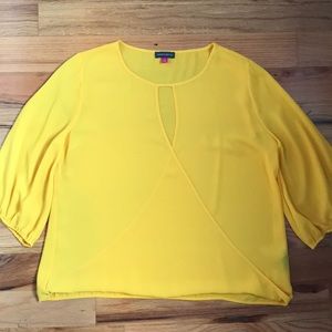 Vince Camuto Tops - Vince Camuto yellow blouse Vince Camuto Tops - Vince Camuto yellow blouse